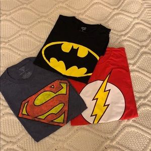 DC superhero T-shirts - bundle